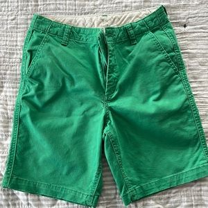 Gap boys size 16 short in bright green. Excellent condition w adjustable waist.